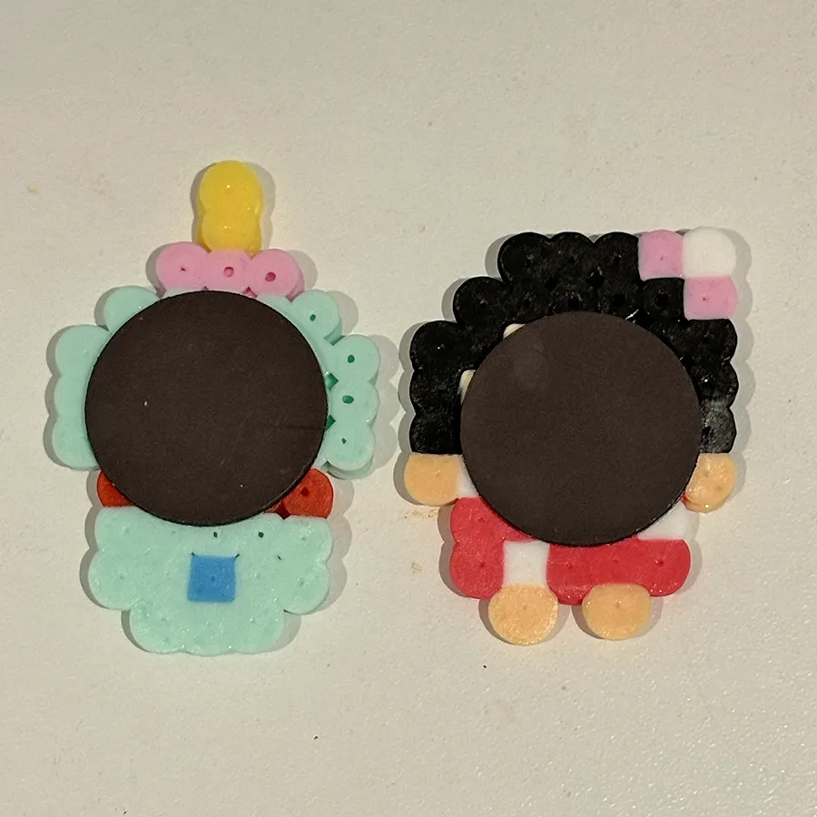 Imanes de Lilo y Scrump hecho a mano original - Imagen 2