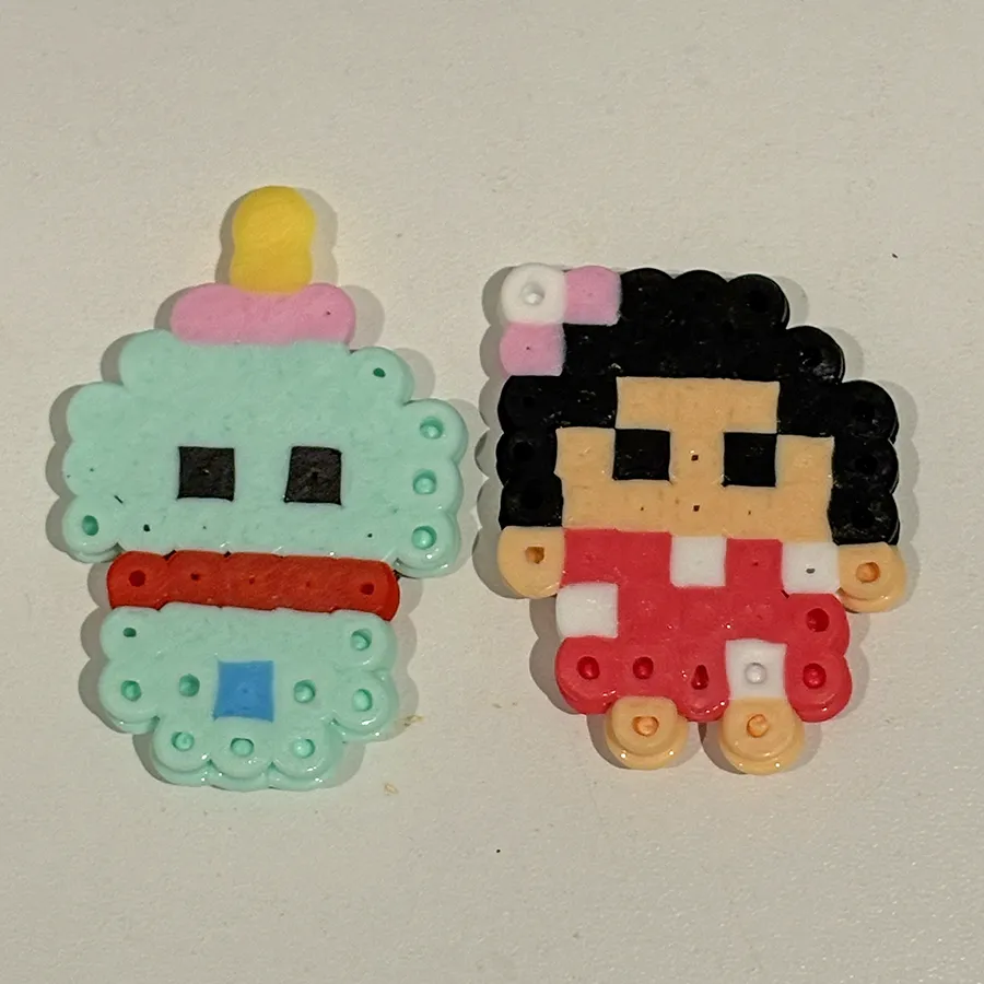 Imanes de Lilo y Scrump hecho a mano original