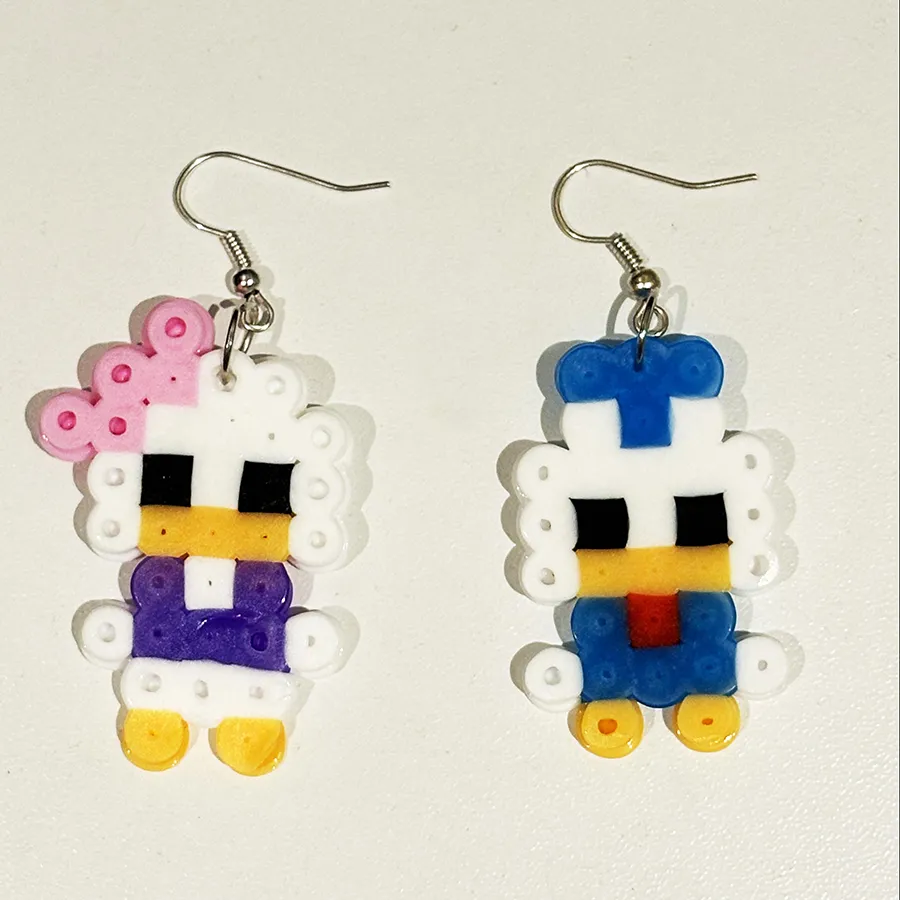pendientes donald y daisy